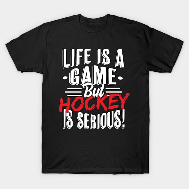 HOCKEY T-Shirt by CurlyDesigns